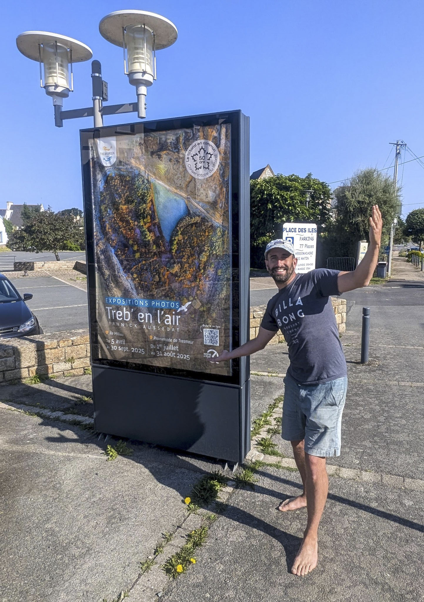 Yannick Aussedat, photographe drone à Trébeurden