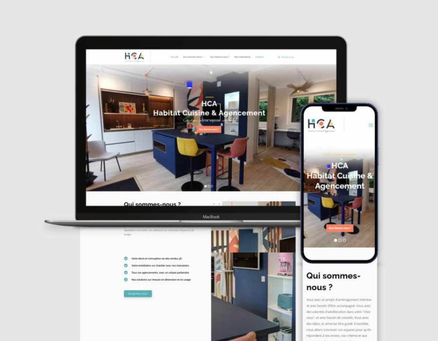 Site internet - Habitat Cuisine Agencement Perros-Guirec